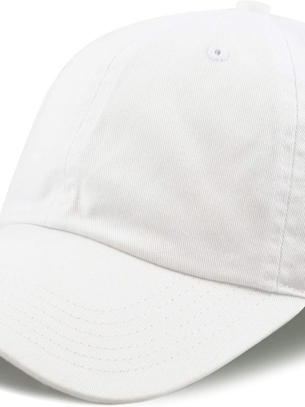 Baseball Dad Hat Women Men Blank Washed Low Profile Cotton and Denim UPF 50+ Running Golf Cap Hat